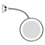 Flexible Gooseneck LED 10X Magnifying Makeup Mirror LED Makeup Mirror JiBen
